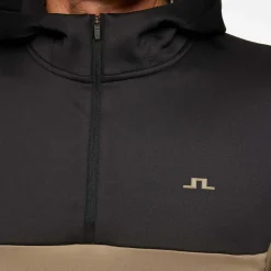 J.Lindeberg Tröjor Herr-Banks Zip Hood Brindle