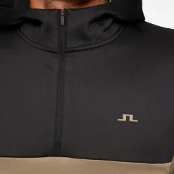 J.Lindeberg Tröjor Herr-Banks Zip Hood Brindle