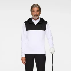 J.Lindeberg Tröjor Herr-Banks Zip Hood Vit White