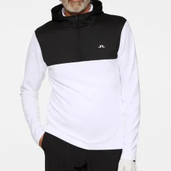 J.Lindeberg Tröjor Herr-Banks Zip Hood Vit White
