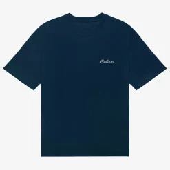 Malbon Golf Pikétröjor Herr-Bermuda Baldwin Tee Blå Navy