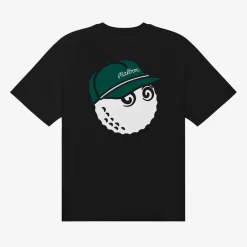 Malbon Golf Pikétröjor Herr-Bermuda Baldwin Tee Svart Black