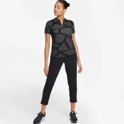 Nike Pikétröjor Dam-Breathe Short-Sleeve G Black-Dust