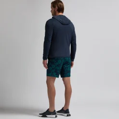 G/Fore Tröjor Herr-Brushed Back Tech Terry Hoodie: Blå Navy (Twilight)