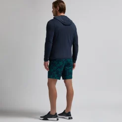 G/Fore Tröjor Herr-Brushed Back Tech Terry Hoodie: Blå Navy (Twilight)