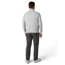 Callaway Tröjor Herr-Brushed Rib 1/4 Zip Pullover Concrete-Htr