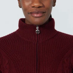 Daily Sports Tröjor Dam-Cable Ls Pullover Lined Winery