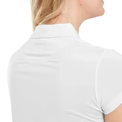 FootJoy Pikétröjor Dam-Cap Sleeve Lisle Vit White