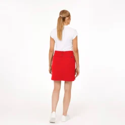Func Factory Skorts & Kjolar-Caren Solid Bright Red (720)