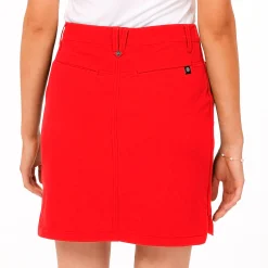 Func Factory Skorts & Kjolar-Caren Solid Bright Red (720)