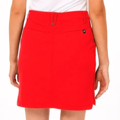 Func Factory Skorts & Kjolar-Caren Solid Bright Red (720)