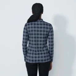 Daily Sports Tröjor Dam-Checked Ls Check-Navy