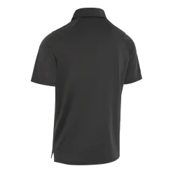 Callaway Pikétröjor Herr-Chev Twill Jacquard Polo Svart Caviar