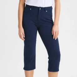 Röhnisch Capribyxor Dam-Chie Comfort Capri Blå Navy