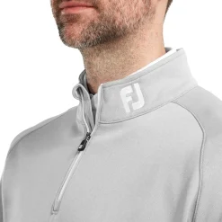 FootJoy Tröjor Herr-Chill-Out Pullover Heather Grey