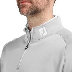 FootJoy Tröjor Herr-Chill-Out Pullover Heather Grey