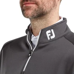 FootJoy Tröjor Herr-Chill-Out Pullover Grå Grå (Charcoal)