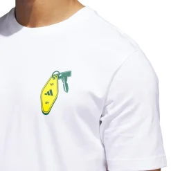 Adidas Pikétröjor Herr-Chip In Nyc Graphic T-Shirt Vit White