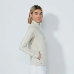 Daily Sports Tröjor Dam-Cholet Ls Full Zip Beige Raw