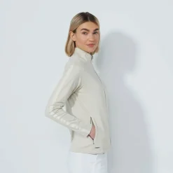 Daily Sports Tröjor Dam-Cholet Ls Full Zip Beige Raw