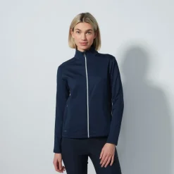 Daily Sports Tröjor Dam-Cholet Ls Full Zip Blå Navy