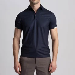 Cross Sportswear Pikétröjor Herr-Chris Poloshirt Blå Navy (498)