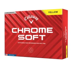 Callaway Tourbollar-Chrome Soft 2024 Gul Yellow