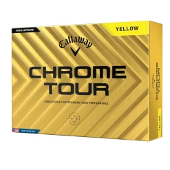 Callaway Tourbollar-Chrome Tour 2024 Gul Yellow