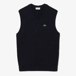 Lacoste Tröjor Herr-Classic Blå Grön Navy/Green (802)