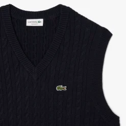Lacoste Tröjor Herr-Classic Blå Grön Navy/Green (802)