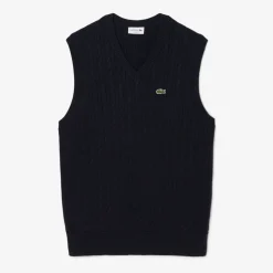 Lacoste Tröjor Herr-Classic Blå Grön Navy/Green (802)