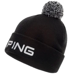 Ping Mössor-Classic Bobble Knit Svart Vit Svart/Vit