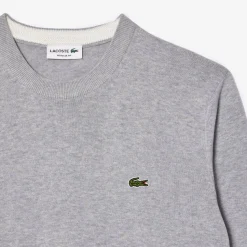 Lacoste Tröjor Herr-Classic Crew Neck Silver Chine (CCA)