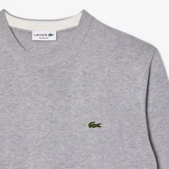 Lacoste Tröjor Herr-Classic Crew Neck Silver Chine (CCA)