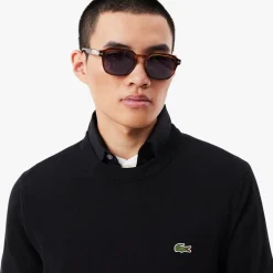 Lacoste Tröjor Herr-Classic Crew Neck Svart Svart (031)