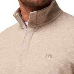Travis Mathew Tröjor Herr-Cloud Quarter Zip 2. Portabella