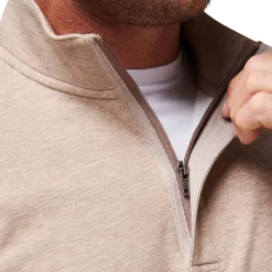 Travis Mathew Tröjor Herr-Cloud Quarter Zip 2. Portabella