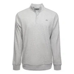 Travis Mathew Tröjor Herr-Cloud Quarter Zip 2. Heather-Light-Grey
