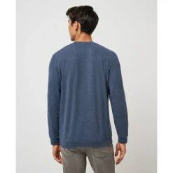 Travis Mathew Tröjor Herr-Cloud Sweater Heather-Navy