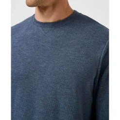 Travis Mathew Tröjor Herr-Cloud Sweater Heather-Navy