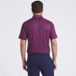 Puma Pikétröjor Herr-Cloudspun Carmela Floral - Lc Deep-Navy-Ruby-Shimmer