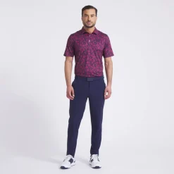 Puma Pikétröjor Herr-Cloudspun Carmela Floral - Lc Deep-Navy-Ruby-Shimmer