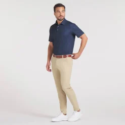 Puma Pikétröjor Herr-Cloudspun Rosette Deep-Navy-Dark-Myrtle