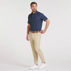 Puma Pikétröjor Herr-Cloudspun Rosette Deep-Navy-Dark-Myrtle