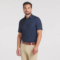 Puma Pikétröjor Herr-Cloudspun Rosette Deep-Navy-Dark-Myrtle