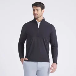 Puma Tröjor Herr-Cloudspun Tech Hybrid 1/2 Zip Svart Black