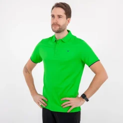 Callaway Pikétröjor Herr-Contrast Solid Grön Grön (344)