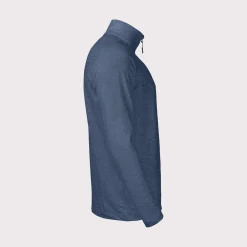 Cutter & Buck Tröjor Herr-Coos Bay Half-Zip Slate Blue Mel (534)