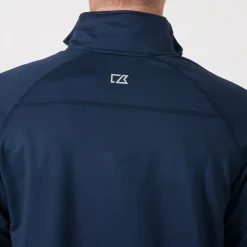 Cutter & Buck Tröjor Herr-Coos Bay Half-Zip Blå Dark Navy (580)