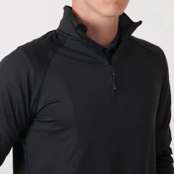 Cutter & Buck Tröjor Herr-Coos Bay Half-Zip Svart Black (099)